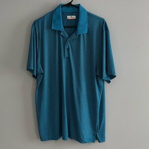 Men’s Grand Slam Performance striped polo shirt in size XL